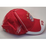 BAYERN MUNICH CAP RED OFICIAL HAT FOOTBALL SOCCER ADIDAS MULLER 25 ANTIQUES & OTHER COLLECTIBLES