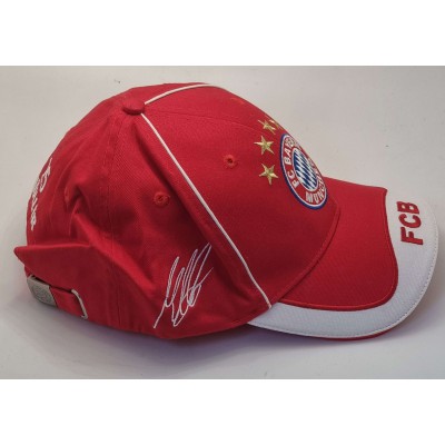 BAYERN MUNICH CAP RED OFICIAL HAT FOOTBALL SOCCER ADIDAS MULLER 25