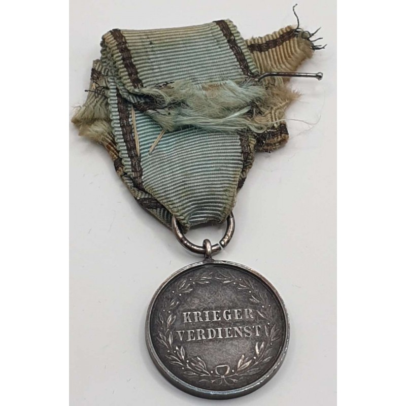 German KRIEGER VERDIENST Prussia Merit Silver Medal 1872 ANTIQUES & OTHER COLLECTIBLES