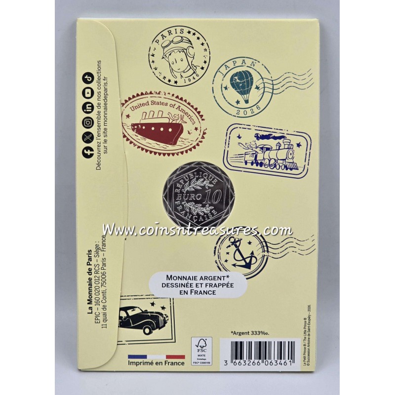 France The Little Prince Silver Commemorative Coin 2026 WORLD COINS