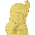 Statue Of Liberty Gold Plated 2026 Proof coin Samoa WORLD COINS