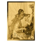 Renoir Young Girls at the Piano 1/1000 Oz Gold Coin 3000 Francs Chad 2024 GOLD AND SILVER BULLION