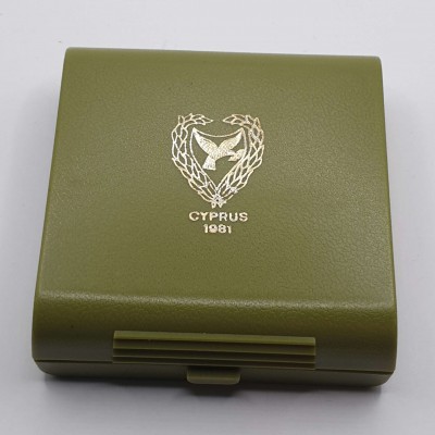 CYPRUS 1981 SILVER PROOF 500 MILS FAO SWORD FISH IN BOX