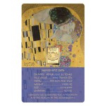 Gustav Klimt The Kiss 1/1000 Oz Gold Coin 3000 Francs Chad 2024 GOLD AND SILVER BULLION