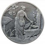 CYPRUS 2020 SILVER PROOF COIN 5 EURO LEDA AND THE SWAN WORLD COINS