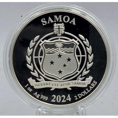Samoa Popeye Group 2024 1 oz 999 Proof Silver Coin