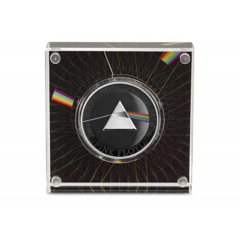UK 2026 Pink Floyd 1oz Silver 999 Proof Colored Coin GOLD AND SILVER BULLION