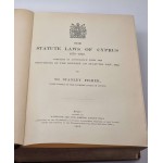 STATUE LAWS OF CYPRUS VOL I 1878 - 1923 HARDCOVER BOOK IMPERIAL ORDERS JOHN CURTOIS HOWARD ANTIQUES & OTHER COLLECTIBLES