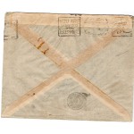 CYPRUS POSTAL HISTORY - KGVI 1940 CENSORED PASSED OPEN BY CENSOR 25 COVER CYPRUS TO EGYPT CYPRUS STAMPS