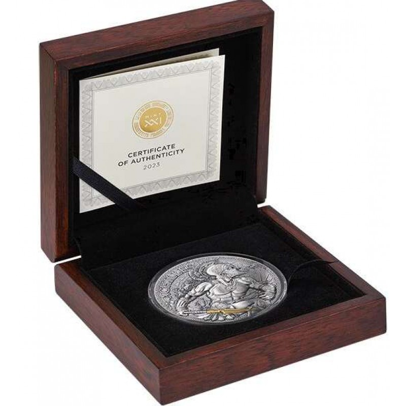 Achilles 2023 Great Greek Mythology 2 Oz Silver Coin GOLD AND SILVER BULLION