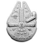 Niue 2 oz Silver 2023 Star Wars Millennium Falcon Coin GOLD AND SILVER BULLION