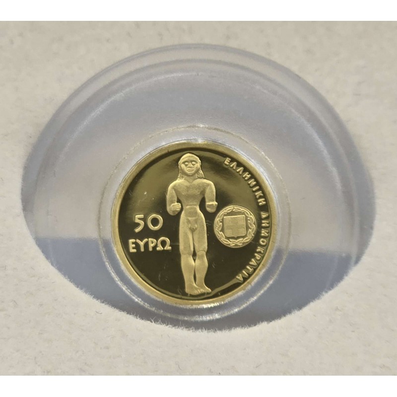 Greece 50 Euro Gold coin 2024 TEMPLE OF APOLLO EPIKOURIOS WORLD COINS