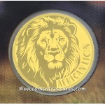 AFRICAN LION 1/1000 Oz Gold Coin in card GOLD AND SILVER BULLION