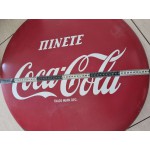VINTAGE ADVERTISEMENT ORIGINAL COCA COLA LARGE MEDAL SINGH - CYPRUS 1950 's ANTIQUES & OTHER COLLECTIBLES