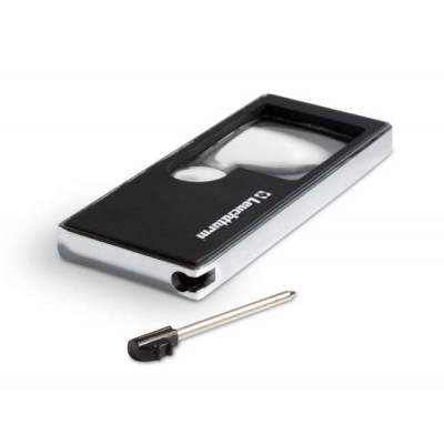 POCKET Magnifier 2.5 x magnification 10 x with light
