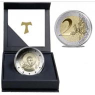 Italy 2 Euro coin St. Francis of Assisi 2026 REVERSE Proof BE