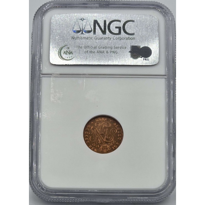 Belgium Albert I Centime 1912 Coin NGC MS66 RD RED UNC WORLD COINS