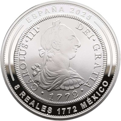 Jewels of Museum 1772 Carlos III México Spain silver Proof coin 2025