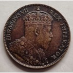 CYPRUS 1/4 PIASTRES 1908 KING EDWARD COIN EXF RARE WORLD COINS