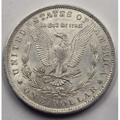 USA MORGAN SILVER DOLLAR COIN 1884 O UNC
