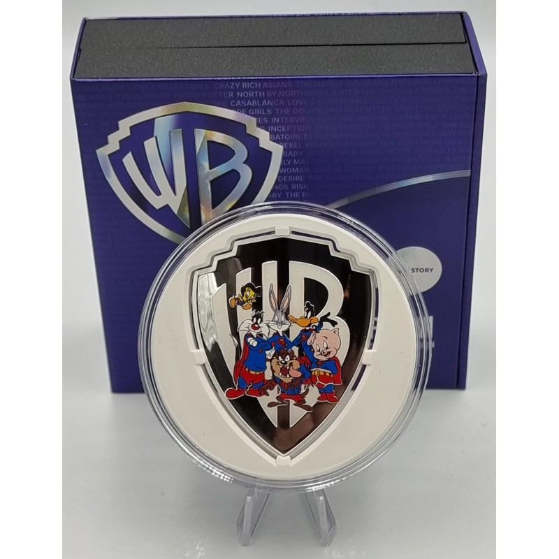 SUPERMAN Looney Tunes Mashups 2 Oz Silver Coin Niue 2023 GOLD AND SILVER BULLION