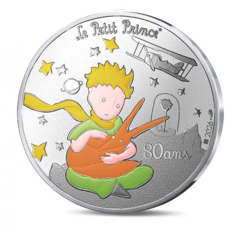 France The Little Prince Duo cardlet 10€ & 50€ silver coins 2026 WORLD COINS