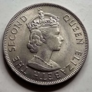 CYPRUS 1957 100 MILS COIN IN UNC CONDITION RARE KEY DATE