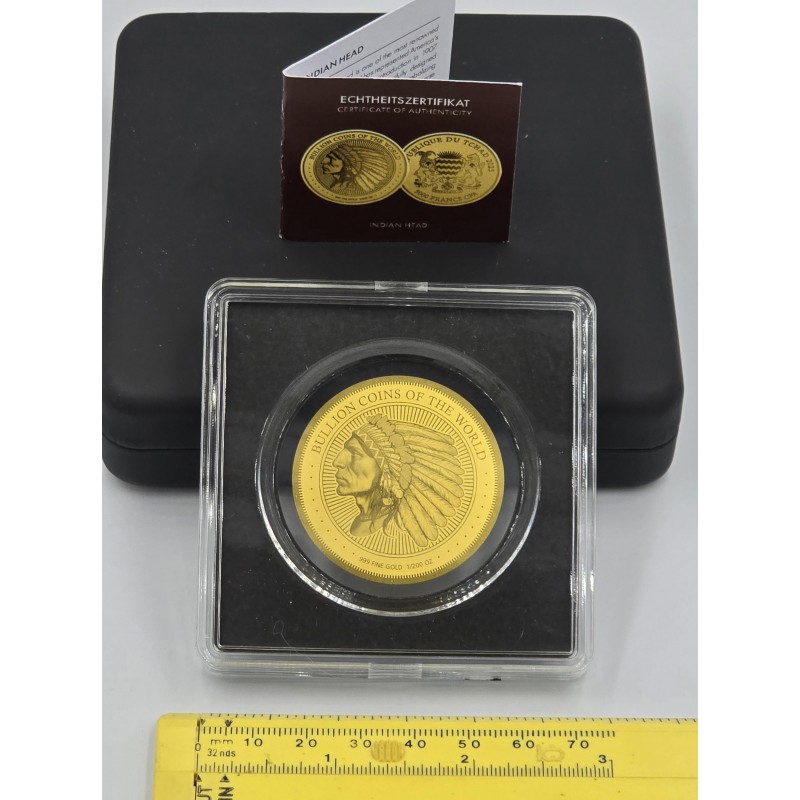 Indian head bullion 1/200 Oz .999 Gold Coin 2025 GOLD AND SILVER BULLION