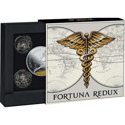 NIUE 2020 FORTUNA REDUX SILVER PROOF COIN MERCURY IN BOX