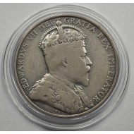 CYPRUS SILVER 18 PIASTRES 1907 KING EDWARD COIN VERY RARE