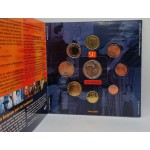 BELGIUM 2003 YEAR EURO COINS SET BLISTER 50 YEARS TV WORLD COINS