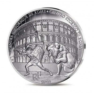 France 2025 The Colosseum UNESCO 10€ silver Proof coin