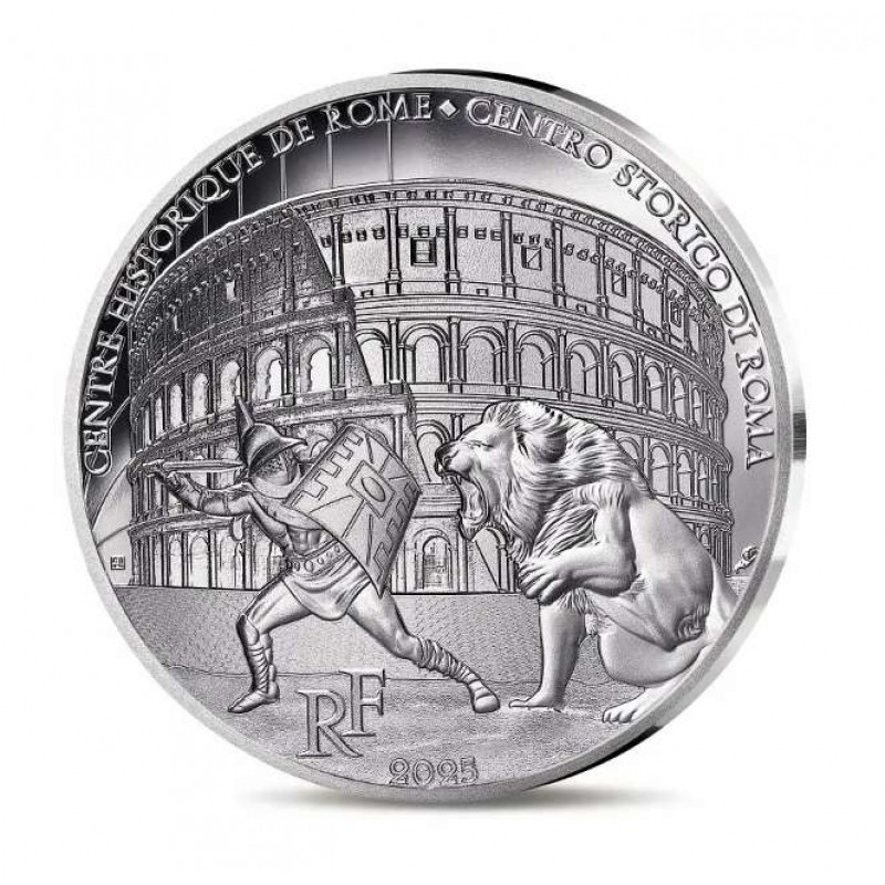 France 2025 The Colosseum UNESCO 10€ silver Proof coin WORLD COINS