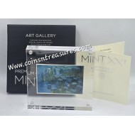 WATER LILIES 2026 Monet 1 Oz Silver Coin Bar Cameroon