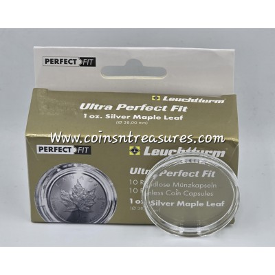 ULTRA PERFECT FIT premium coin capsules 38 mm Maple leaf