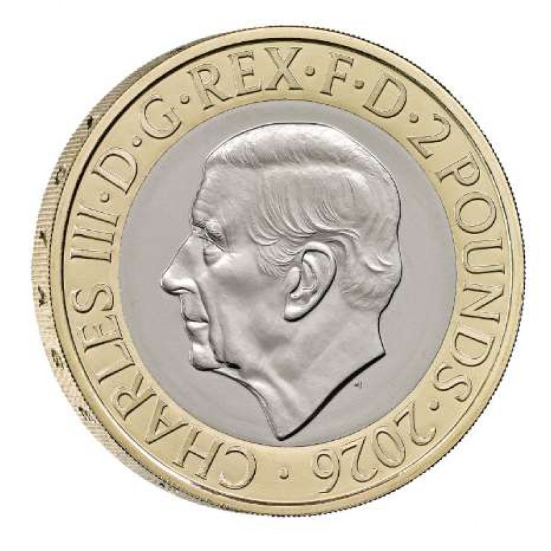 HMS Beagle 2026 UK £2 Brilliant Uncirculated Coin in Blister WORLD COINS