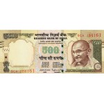 INDIA 500 RUPEES BANKNOTE 2016 GANDHI UNC P106 WORLD BANKNOTES