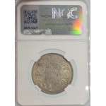 British India Silver 1 rupee 1862 Victoria Gothic style NGC MS62 WORLD COINS