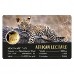 African Animals Big 5 collection 1/1000 Oz .999 Gold coins Album GOLD AND SILVER BULLION
