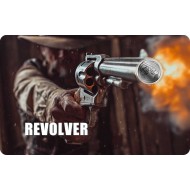 Revolver 2026 Liberia 1/1000 oz Platinum Coin in Card