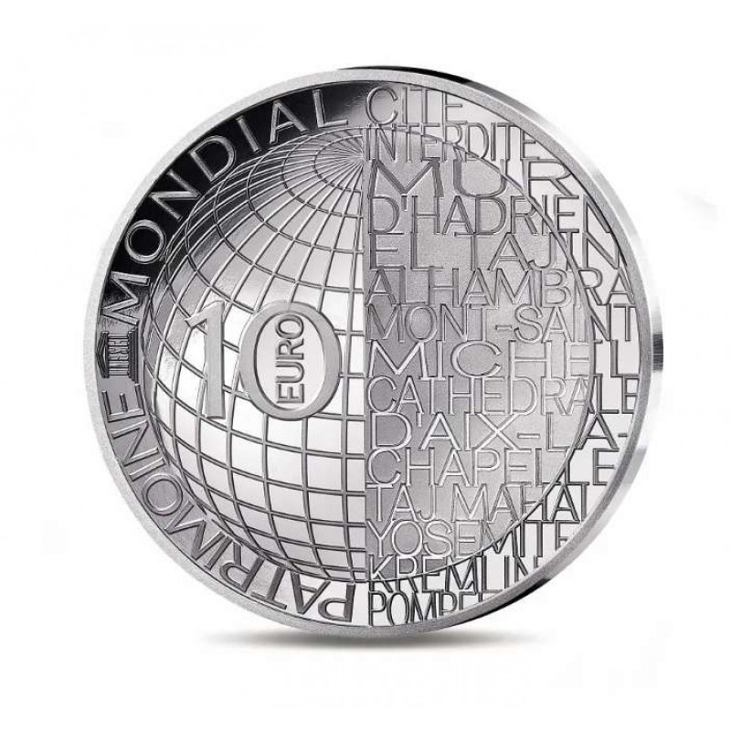 France 2025 The Colosseum UNESCO 10€ silver Proof coin WORLD COINS