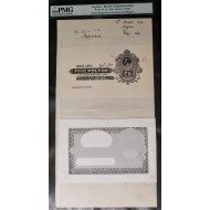 Cyprus 5 Pounds 1926 P9 Progressive Proof banknote PMG