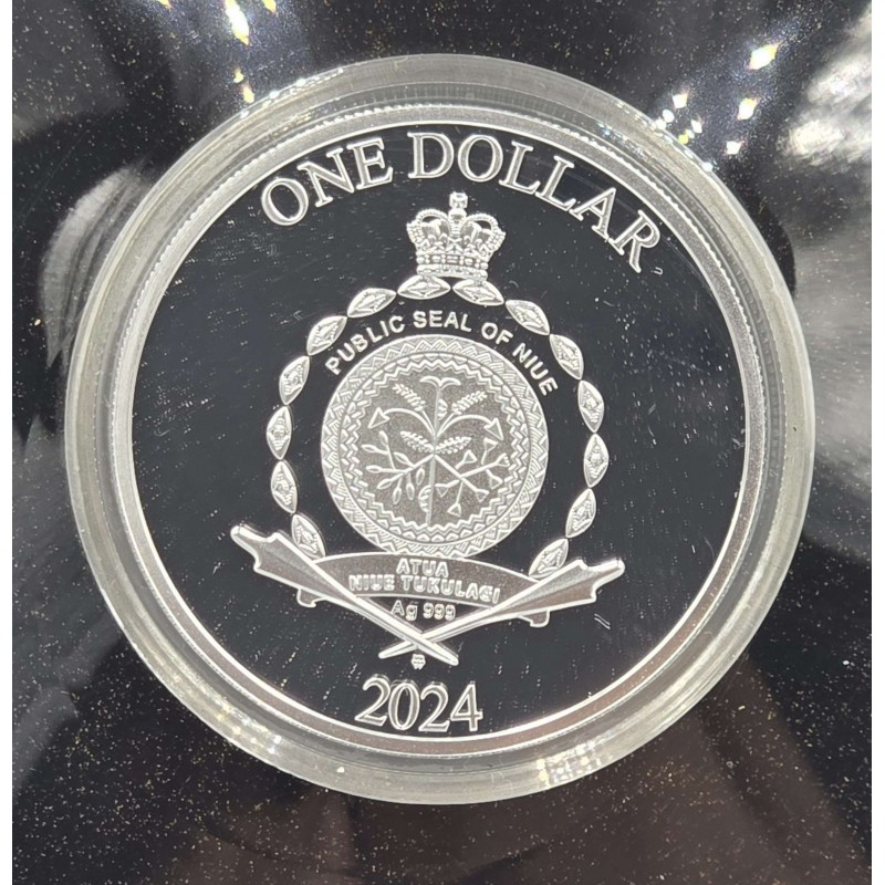 Niue 2024 THESEUS and Minotaur 1oz Silver Proof Coin GOLD AND SILVER BULLION