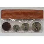 CYPRUS 1980 YEAR SET MILS COINS IN WALLET CASE WORLD COINS