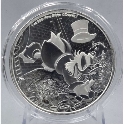 Niue Scrooge McDuck Silver Coin 2025 1 oz .999