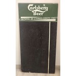 Cyprus Vintage Carlsberg beer Rare Price Cardboard AD Sign 1970 ANTIQUES & OTHER COLLECTIBLES