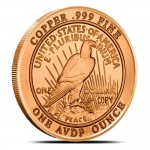 1 oz 999 Peace Dollar 1921 Fine Copper Round coin GOLD AND SILVER BULLION