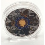 UK Queen's Beasts 2021 £5 GBP The Completer Color - colorized Coin SILVER BULLION BU COIN 2 OZ .999 GOLD AND SILVER BULLION