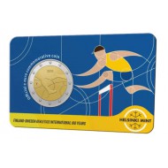 Finland 2 euro 2025 - Finland–Sweden Athletics Coin card
