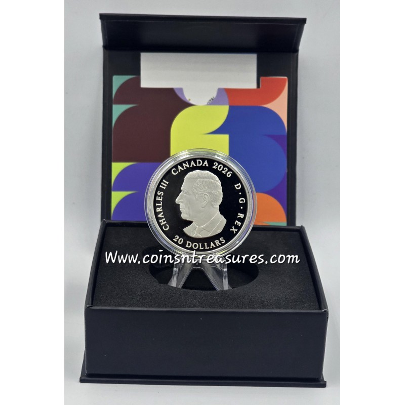 FIFA World Cup 2026 Canada We Are 26 Silver 1 oz. Coin GOLD AND SILVER BULLION